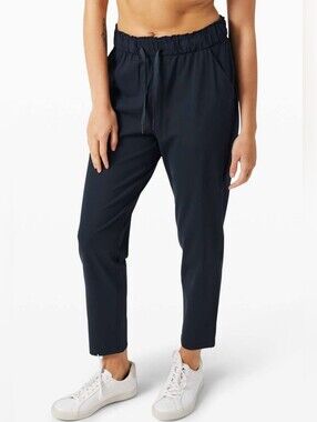 Lululemon Keep Moving Jogger Pants Navy Blue Size 8